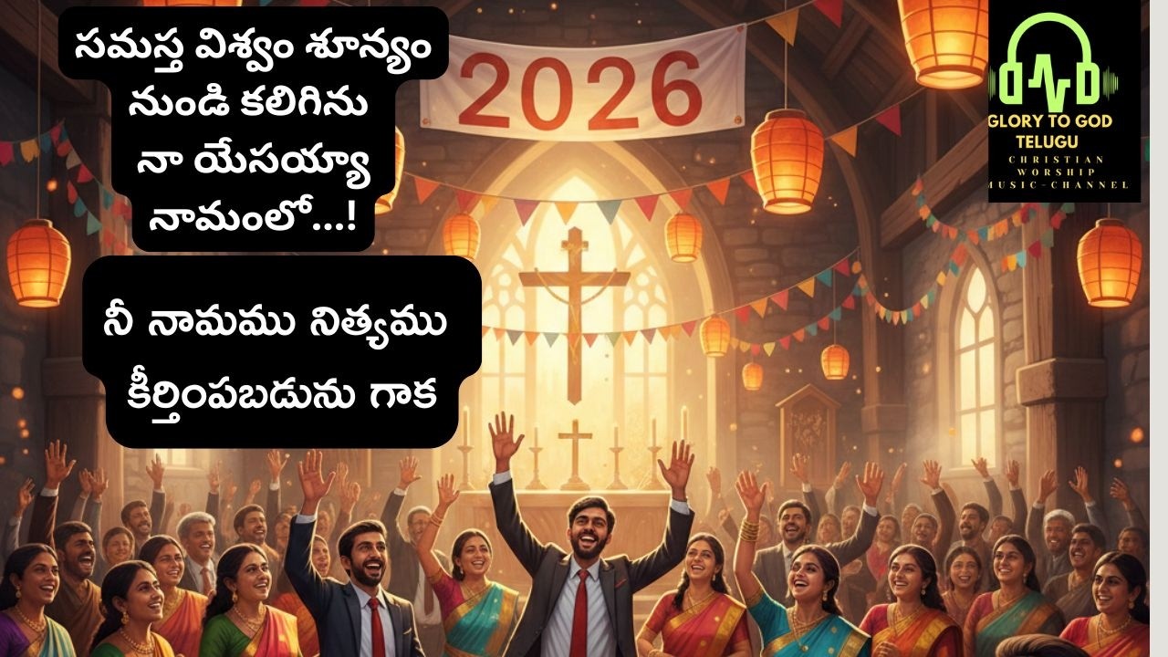 New Telugu Christian Worship Song 2026 |సమస్త విశ్వం శూన్యం నుండి కలిగిను | Glory to God Telugu