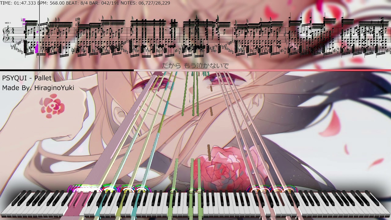 [BlackScore - MIDITrail] PSYQUI - Pallet feat. mikanzil | Video Remake