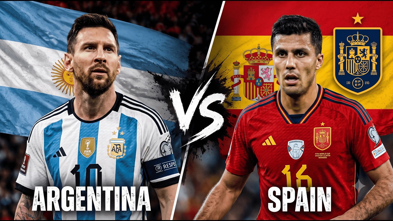 Argentina VS Spain LIVE World Cup | EA Sport FC 2026