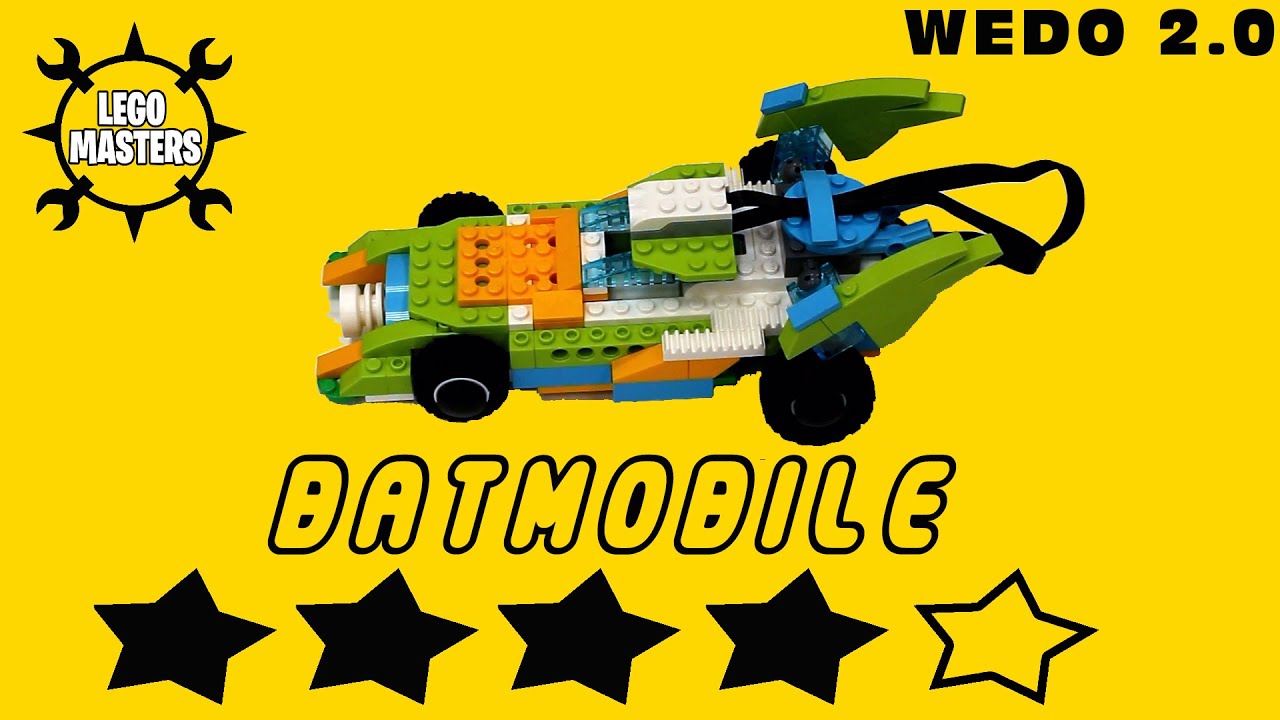 How to make a Batmobile from LEGO Wedo 2.0 - LEGO Car