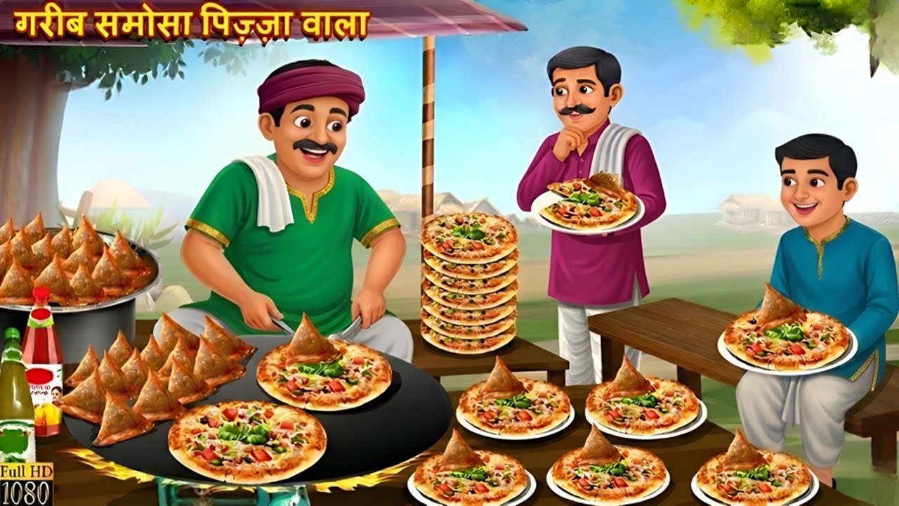 गरीब पिज़्ज़ा समोसा वाला | garib pizza samosa wala | samosa pizza hindi kahani | hindi kahaniya |story