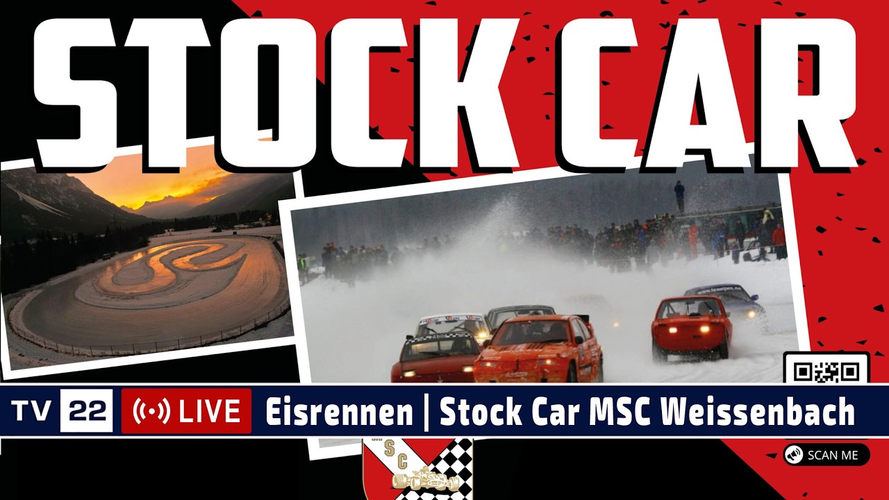 🇩🇪 LIVE:  Eis Stock Car | Eisrennen Weissenbach 21. Februar 2026 ab 11.00 Uhr