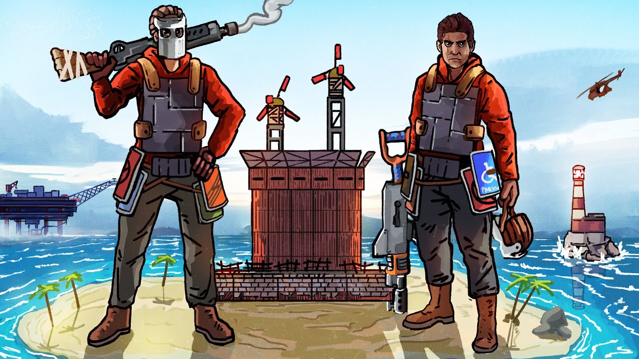 LIVING ON OUR OWN PRIVATE ISLAND IN RUST