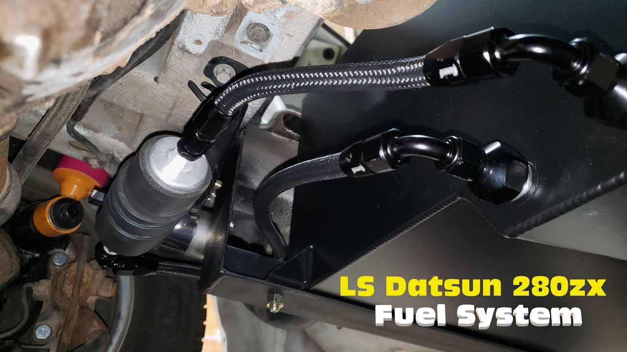 LS Datsun 280zx fuel system upgrade - How to make AN lines