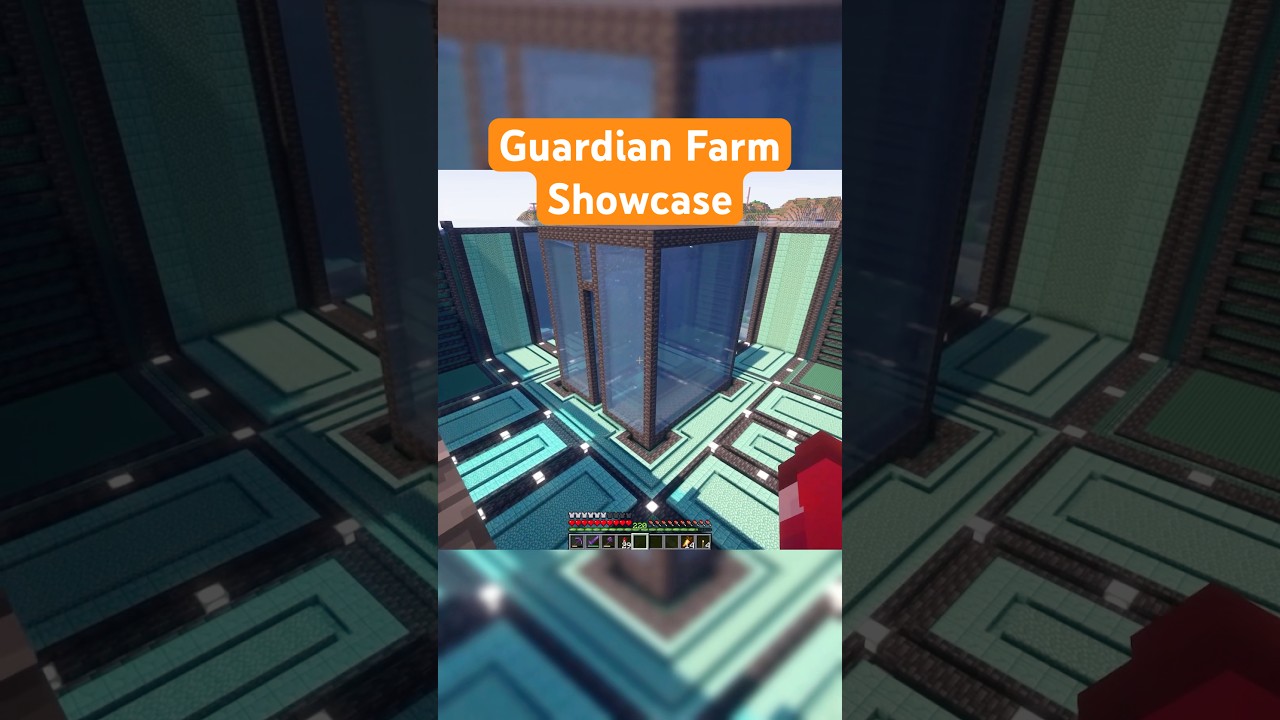 Minecraft Guardian Farm Showcase!