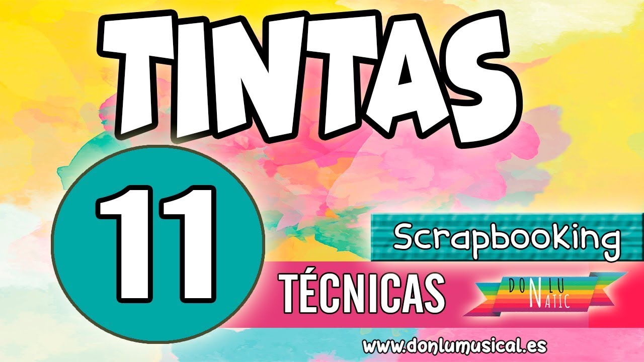 SCRAPBOOKING. 11 TÉCNICAS FÁCILES para hacer fondos con tintas