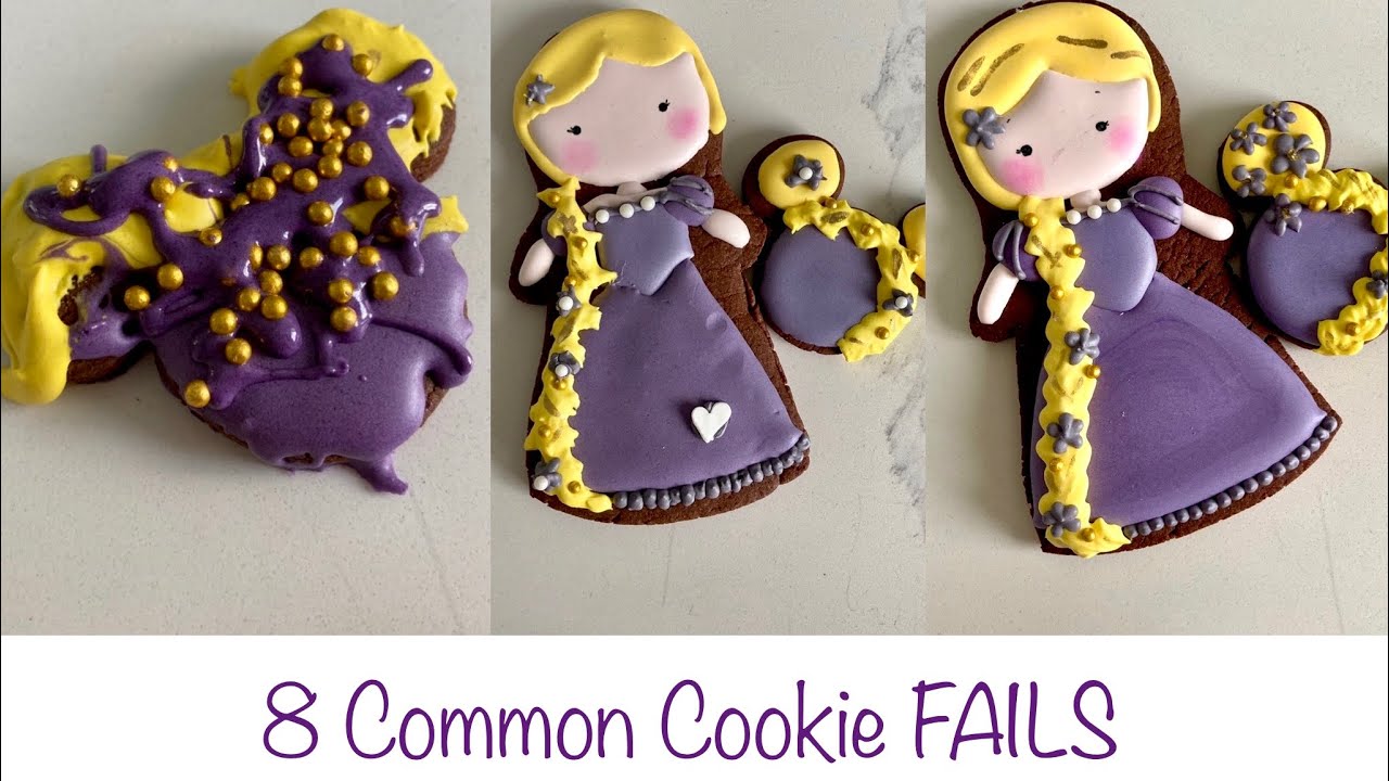 8 Common Cookie Fails for Beginners | How to Decorate Tangled Cookies | Fail Friday Ep. 18