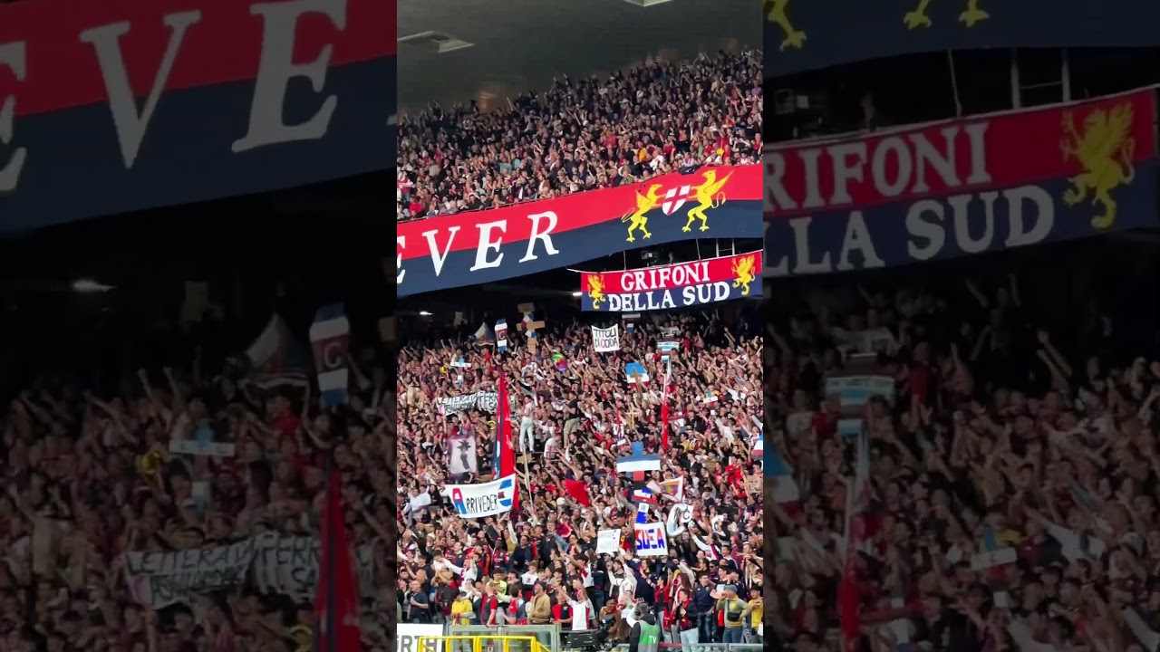 A Genova si festeggia la retrocessione della Samp😂⚽️ #genoa #calcio