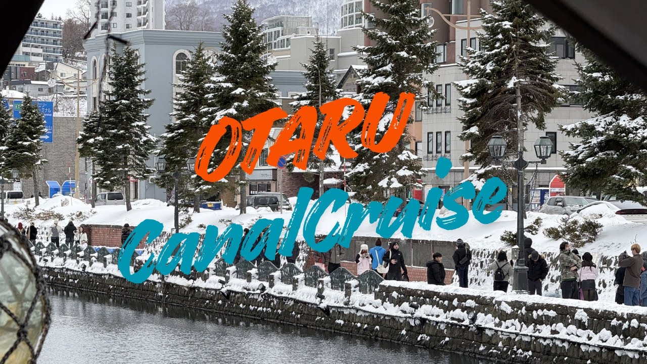 Otaru Canal Cruise 🇯🇵#japan #travel #trending #japanesefood #japanese 