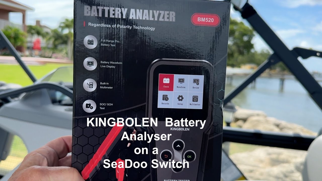 KINGBOLEN Battery Tester on a SeaDoo Switch