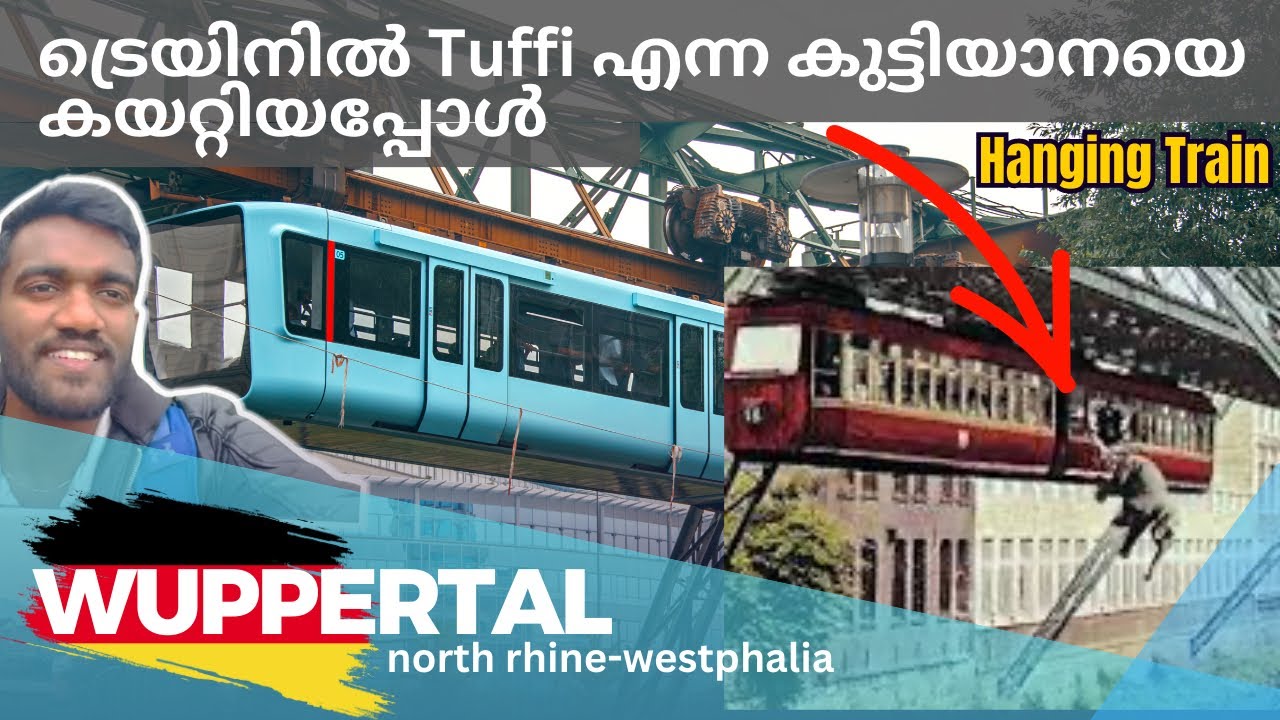 Wuppertal Hanging Train | Tuffi Elephant | Mallus in Germany | Schwebebahn