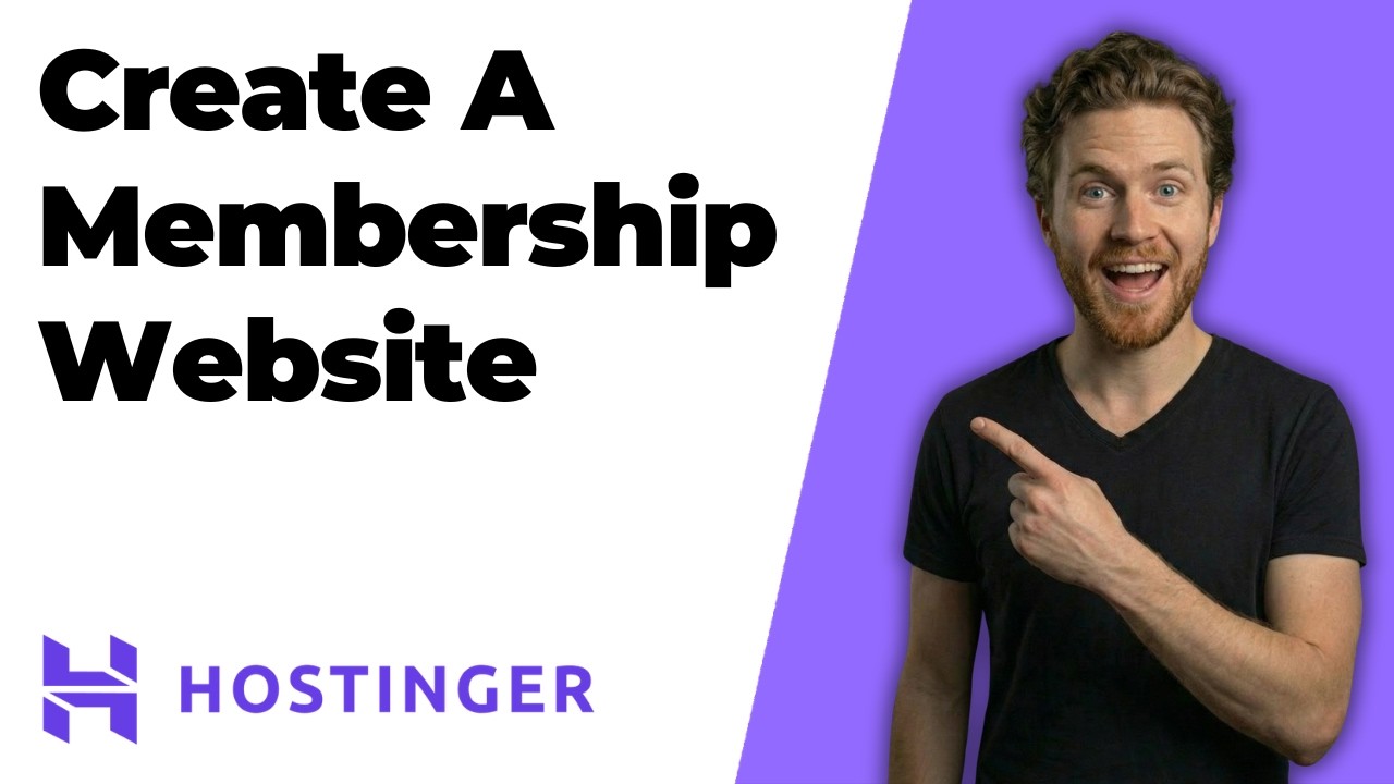 How To Create A Membership Website With Hostinger (2026 Easy Guide)