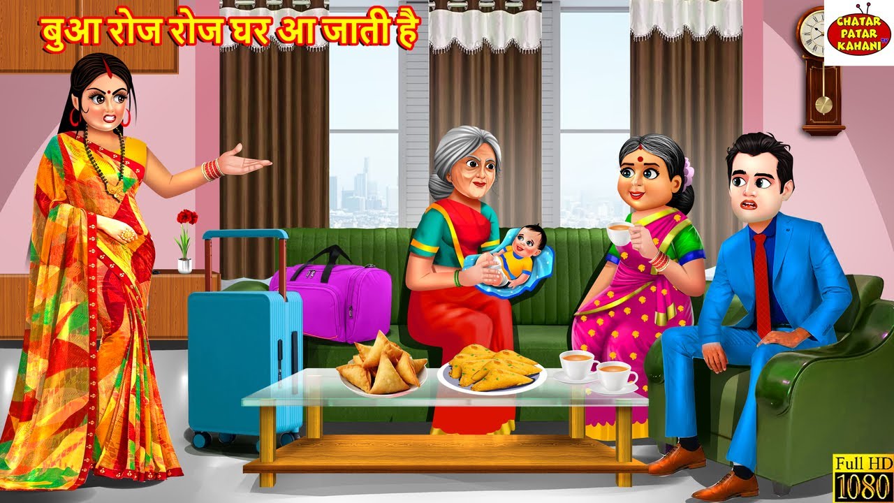 बुआ रोज रोज घर आ जाती है | Bua Roj Roj Ghar Aa Jati Hai | Saas Bahu | Hindi Kahani | Moral Stories