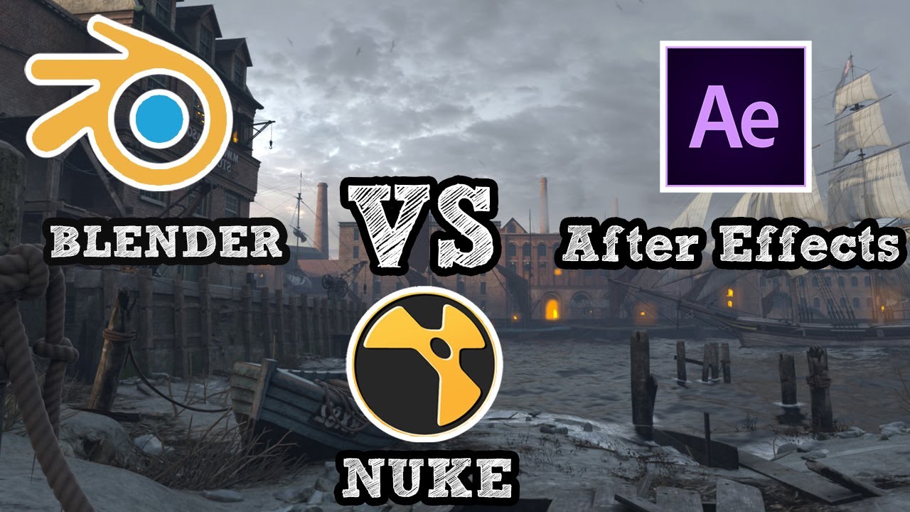 Blender против After Effects против Nuke