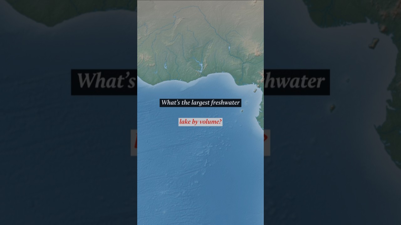 What&rsquo;s the largest freshwater lake by volume? 🌊 #shorts