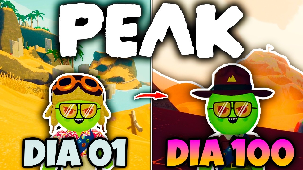 PASSEI 100 DIAS pra VENCER o PEAK com AMIGOS (ou não) - O FILME COMPLETO