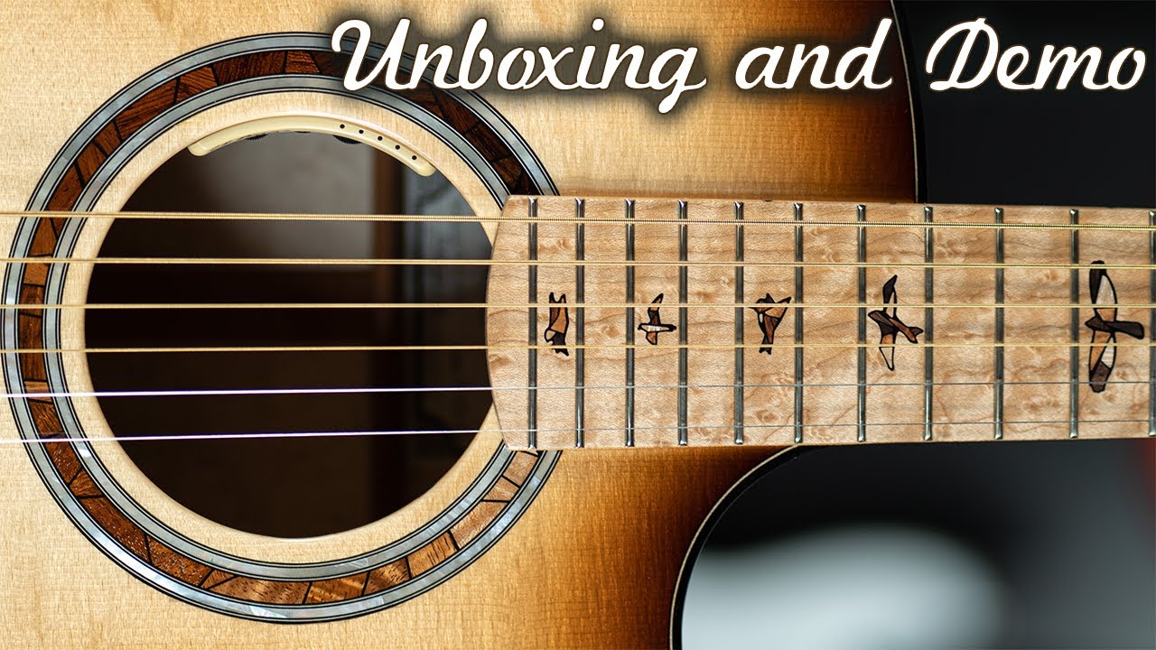 PRS Private Stock Angelus Acoustic Birdseye Mosaic Guitar - Unboxing and Demo