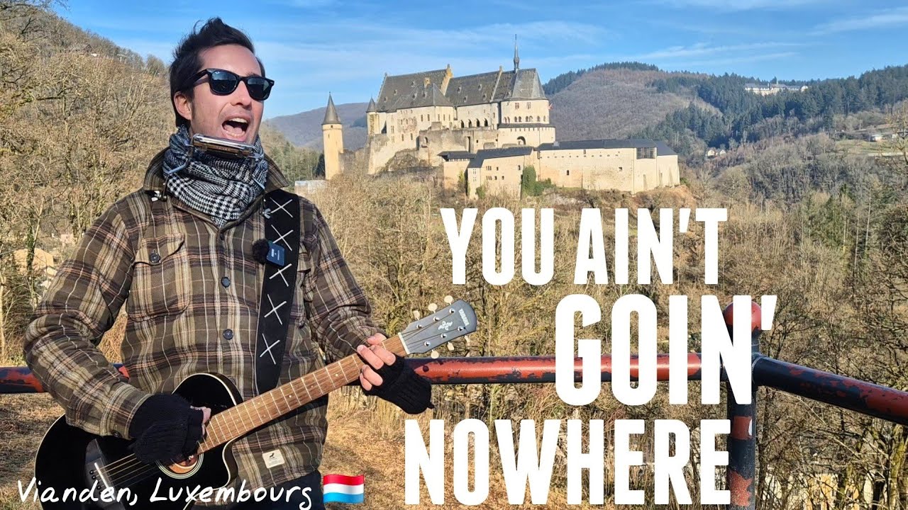 Боб Дилан — You Ain't Goin' Nowhere — акустическая кавер-версия, концерт в замке Вианден, Люксемб...