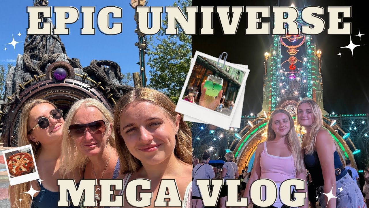 Our FIRST time at Epic Universe!💫🪐 | August 2025 | Early Entry | Pizza Moon | Spells | Nighttime 