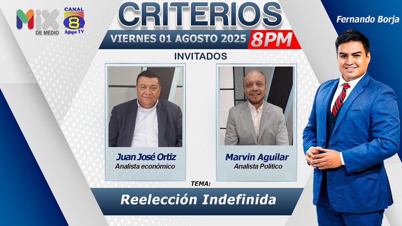 Juan José Ortiz, analista económico Marvin Aguilar, analista político