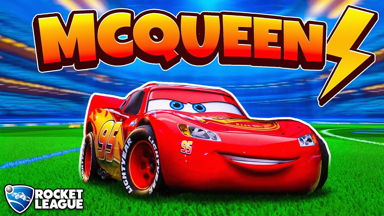 O RELÂMPAGO MCQUEEN FINALMENTE VEIO AO ROCKET LEAGUE... (e com hitbox apelona)