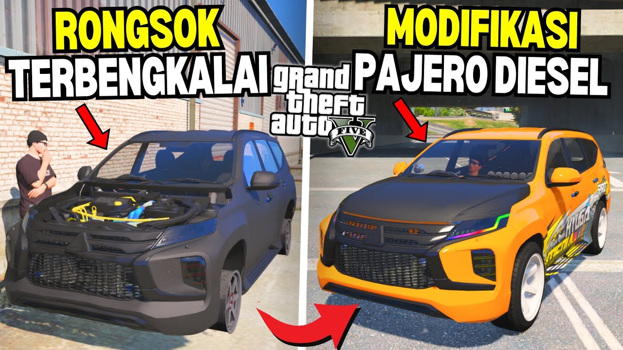 Aku Modifikasi Mobil Pajero Diesel Langka Untuk Ikut Diesel War - GTA 5 MOD