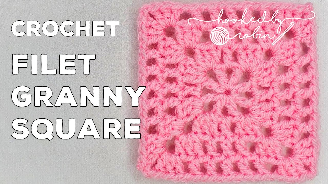 Crochet Vintage Filet Granny Square Tutorial