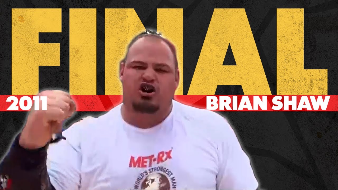Brian Shaw wins 1st ever WSM Title (FULL Final Event) | World's Strongest Man