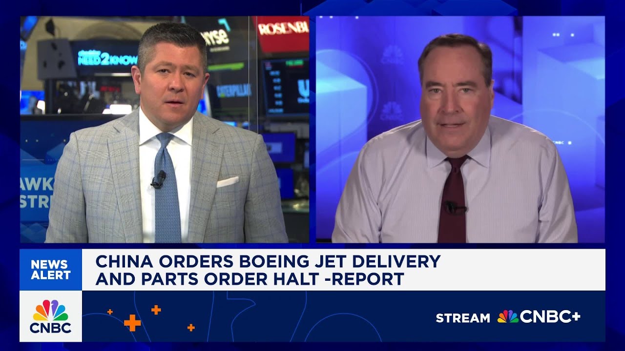 China reportedly orders Boeing jet and parts orders to be halted