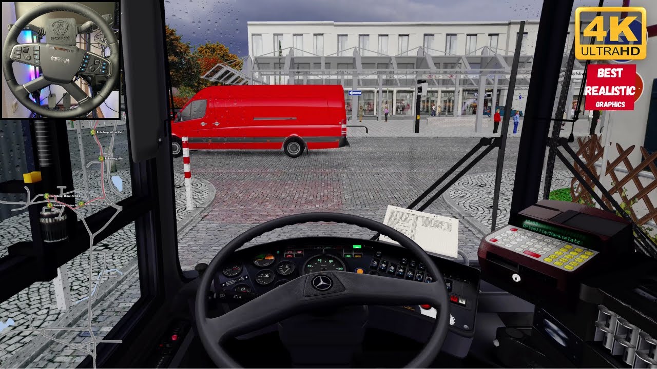 OMSI 2 Lemmental-Neuenbreid Mercedes O407 ZF Linie 459 Realistic Driving Moza TSW