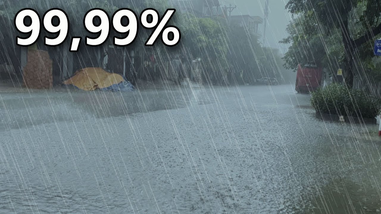 99.99%의 당신이 이 비바람 소리에 잠이 들 것입니다 ⚡ 폭우, 울부짖는 바람, 천둥소리