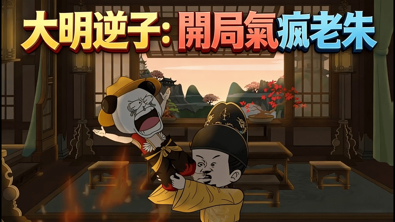 一口氣看完 《大明逆子：開局氣瘋老朱》穿越成朱元璋的傻兒子，我開局就想用五雷咒劈死親爹？看大明第一紈絝如何靠著「氣死老朱」在大明橫著走！