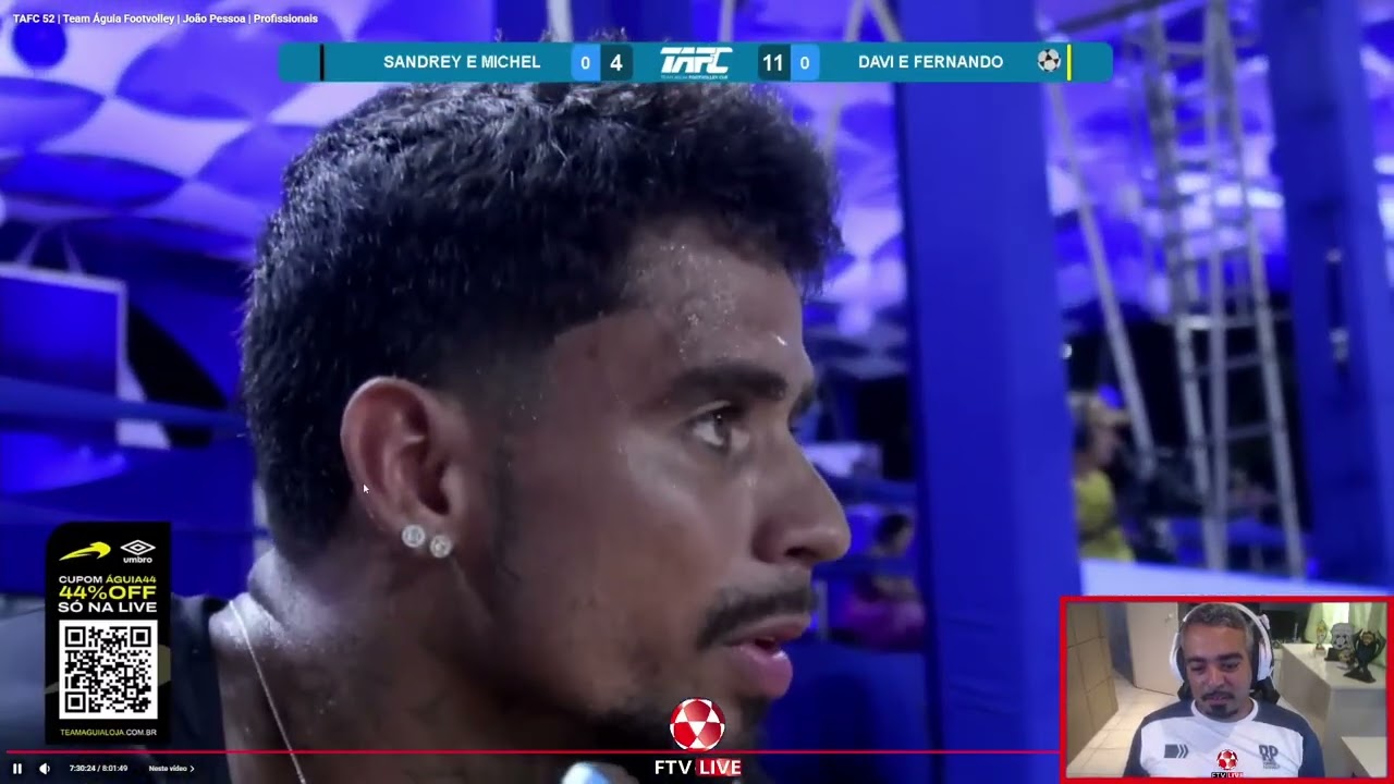 Sandrey e Michel x Davi e Fernando - TAFC 52 - João Pessoa - Paraíba - React FTV Ep. 1016