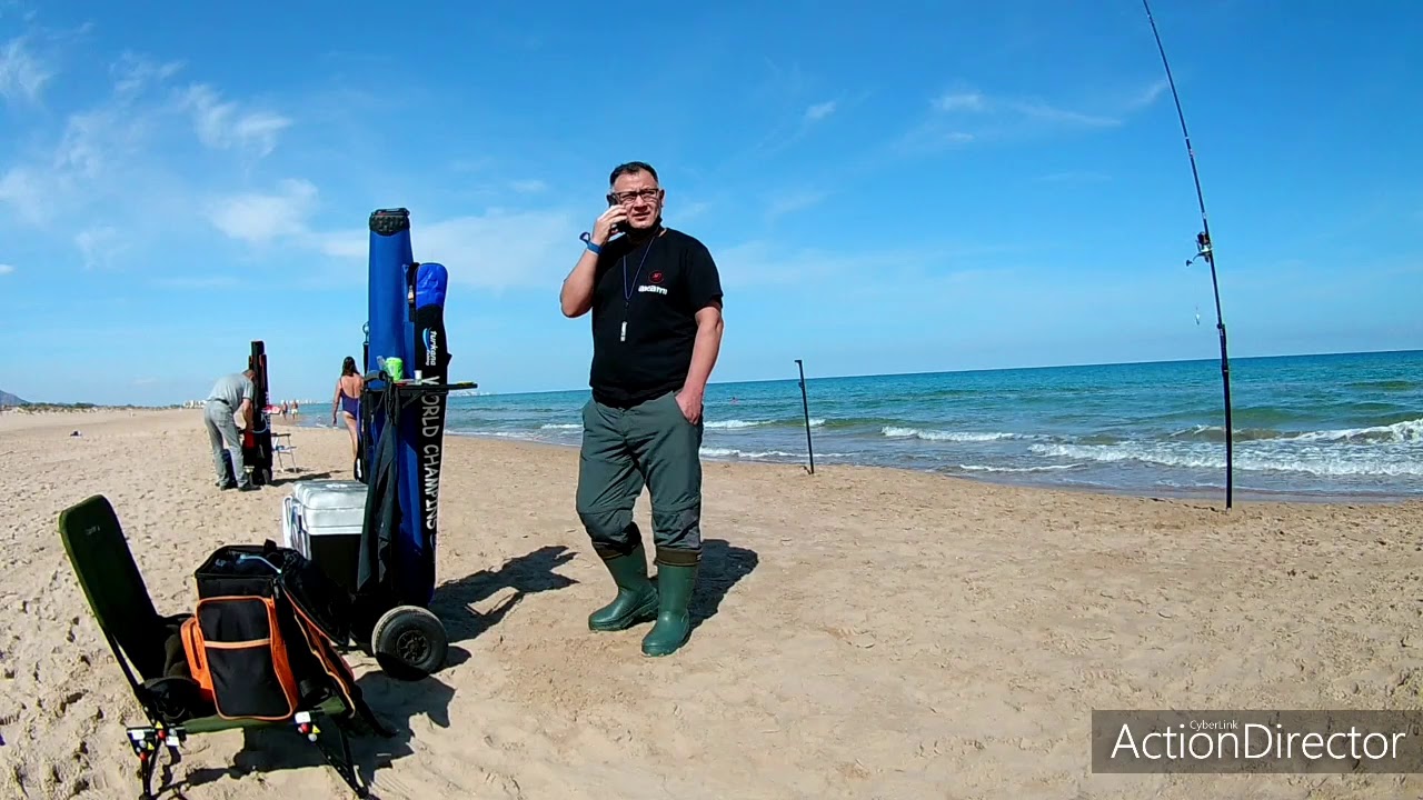 SURFCASTING EN PLAYA DE GANDIA