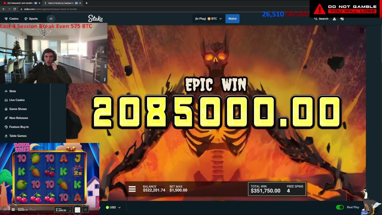 8.5m hand of anubis | Trainwreckstv