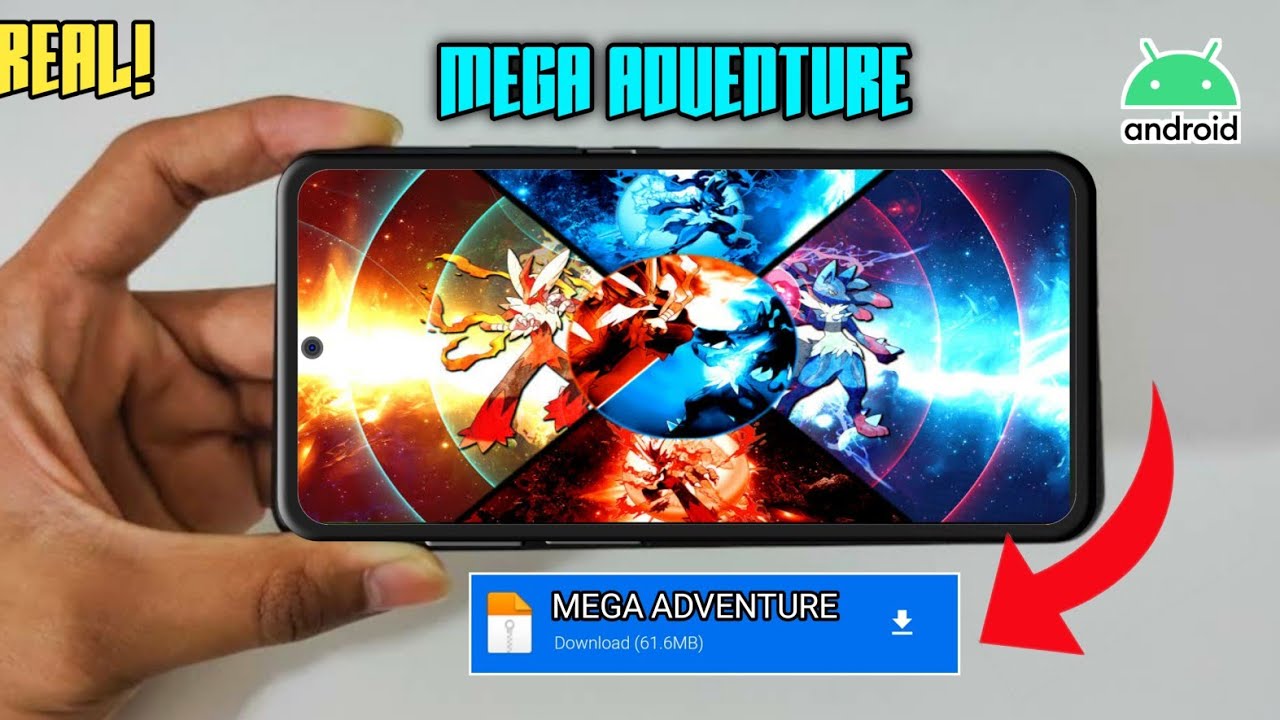 How To Play Pokemon Mega Adventure Game On Mobile Real!
