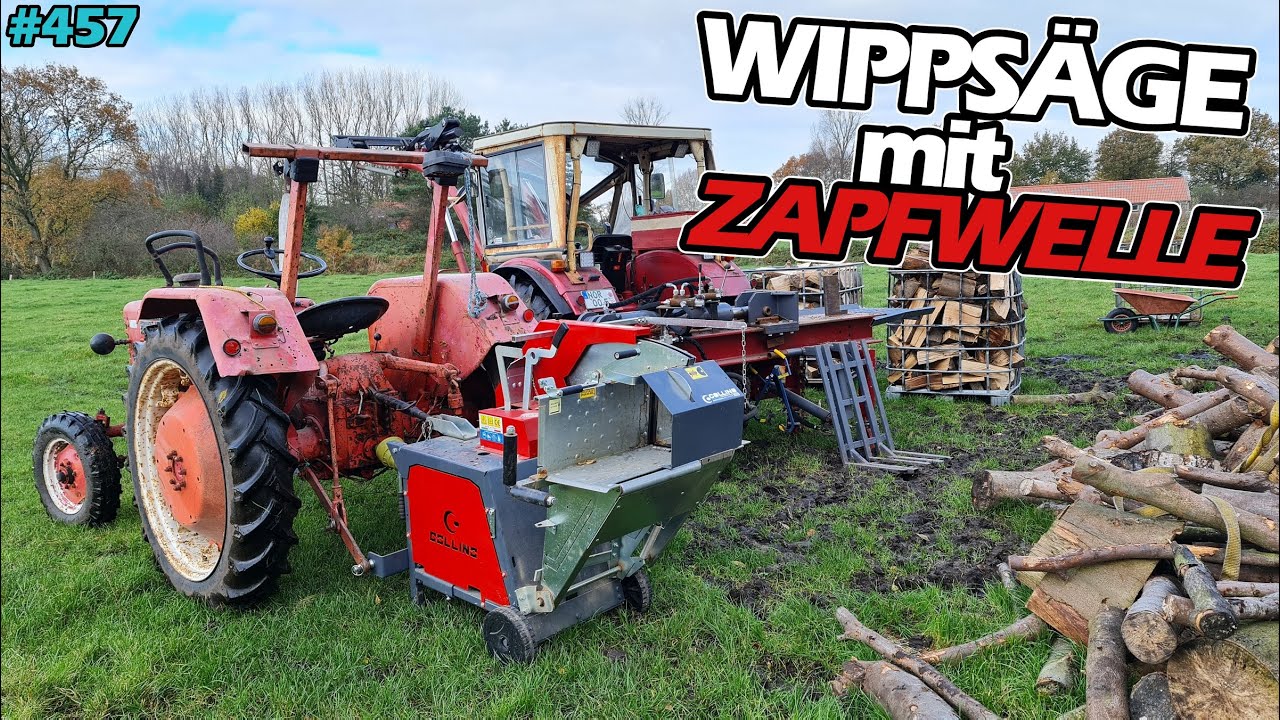 Verstärkung beim Brennholz! | Neue Säge fürn Mc Cormick? | IHC 633 | D430 | Collino Wippsäge
