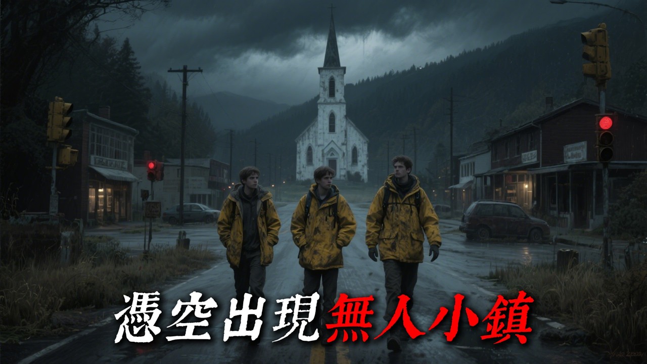 一座憑空出現的無人小鎮，我和朋友前往探險，卻發現全鎮的人都…💡燈下怪談💡