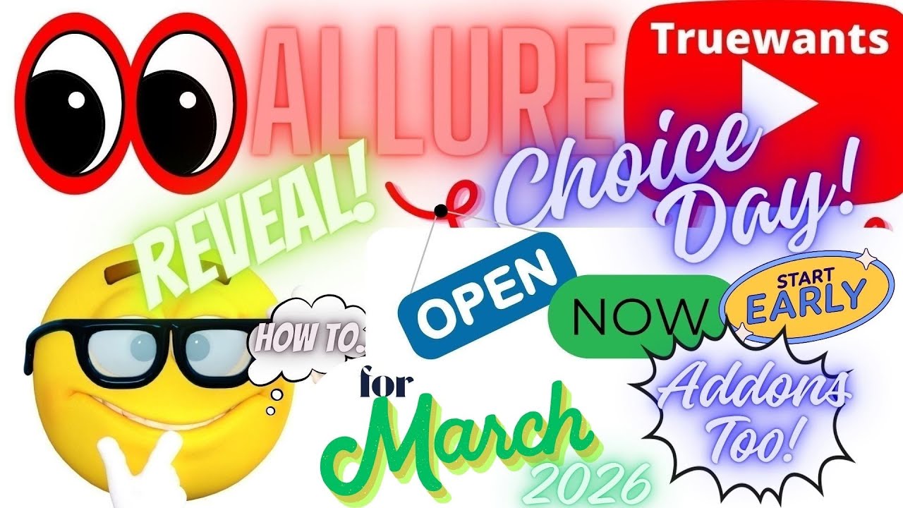 Allure March 2026 Beauty Box | Choice Day Is OPEN + Add‑Ons Walkthrough & How‑To | Beauty Finds