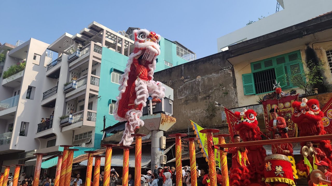 Chiều mùng 6 Tết 2026, Tinh Anh Đường múa lân ở Súp Cua - 越南精英堂龍獅团 2026 - Jing Ying Tang 