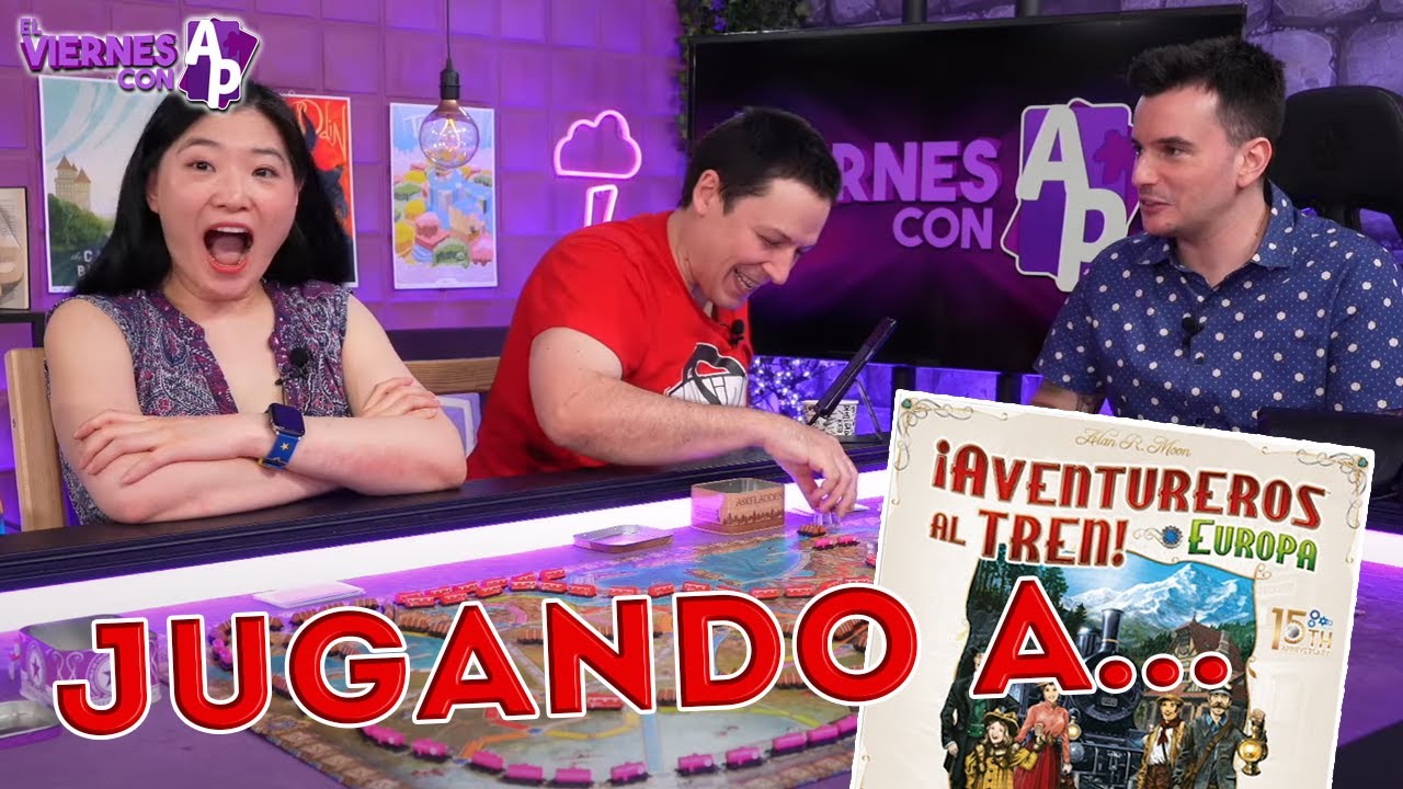 Jugando a... ¡Aventureros al tren! Europa 15 Aniversario