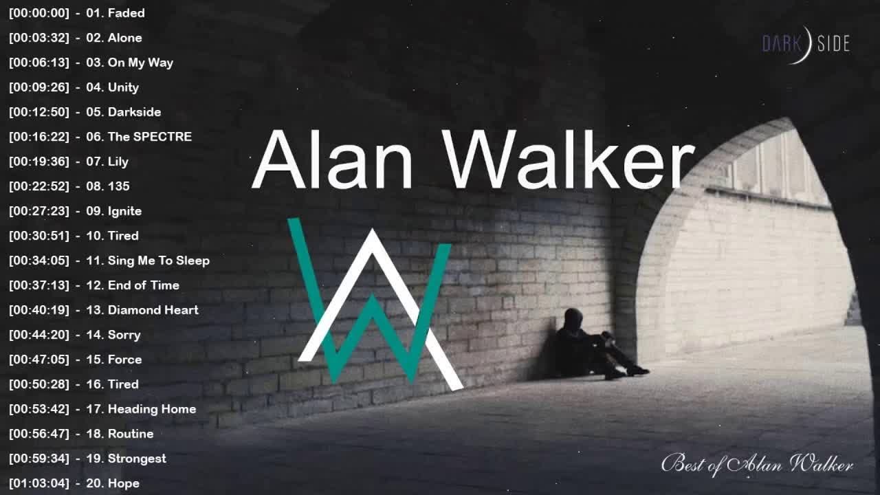 Alan Walker 노래 모음 광고없는 - Top 20 Alan Walker Songs 2023
