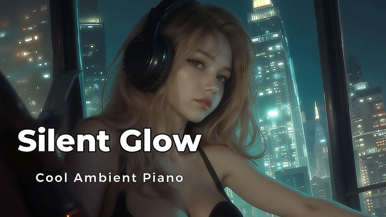 【60 Minutes】Silent Glow | Cool Ambient Piano