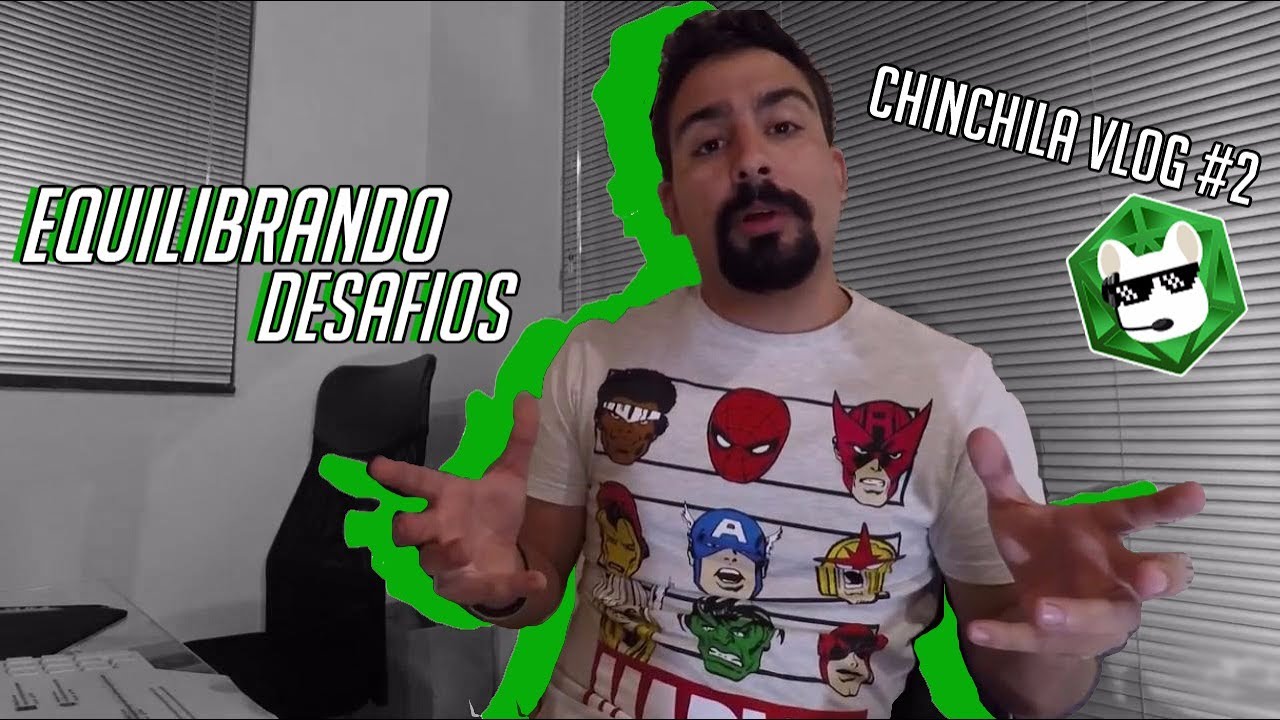 Chinchila Vlog #2 -  Equilibrando Desafios | Fala Vinzaum