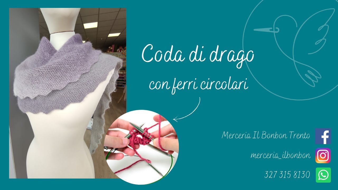 Coda di drago 🧶 TUTORIAL