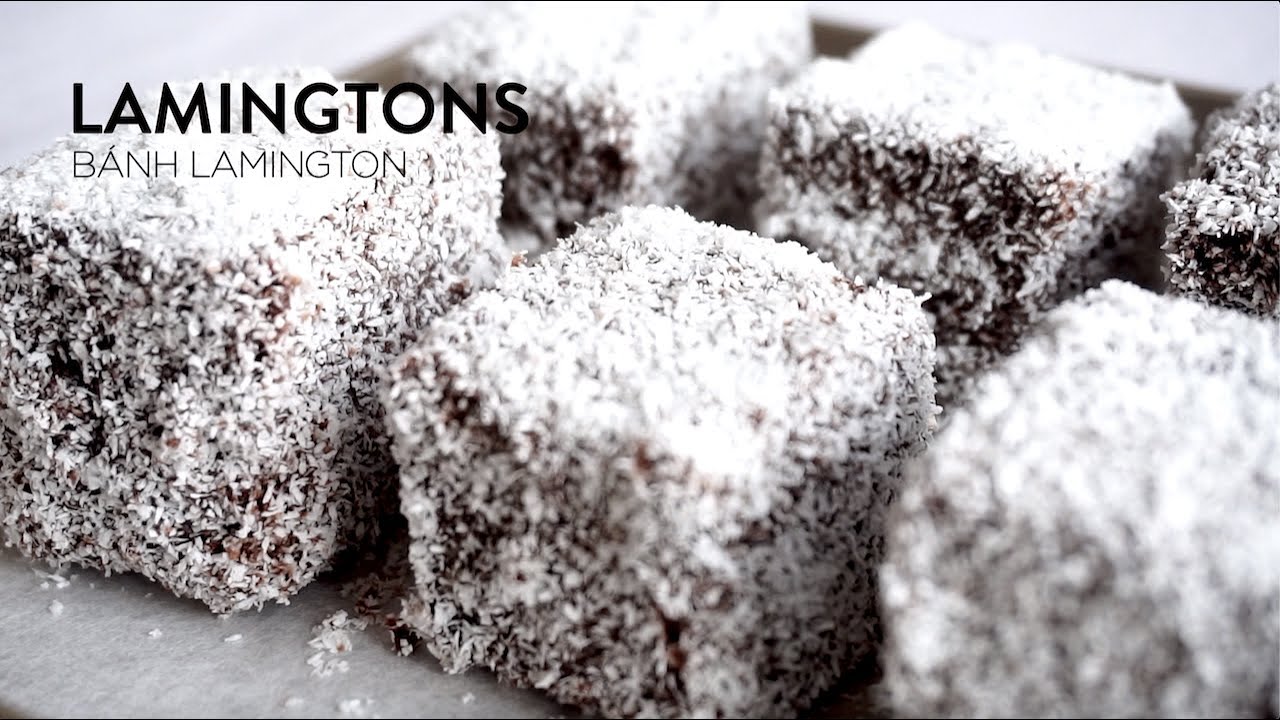 Classic Lamingtons - Bánh Lamington | Bakez - Baking Tutorials and Recipes