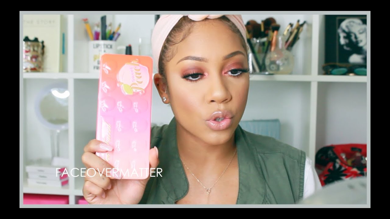 PEACHY SUMMER EYES | TOO FACED SWEET PEACH PALETTE | FACEOVERMATTER