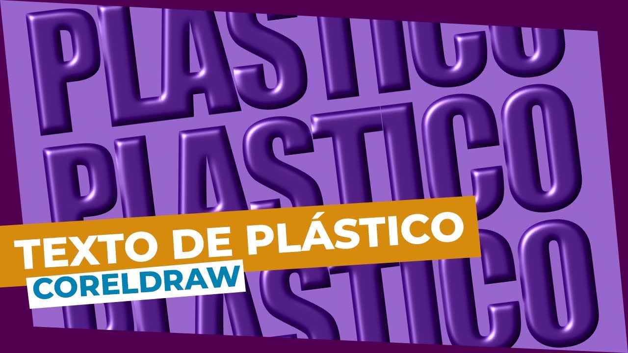 #CORELDDRAW CRIANDO EFEITO DE PLÁSTICO EM FONTE