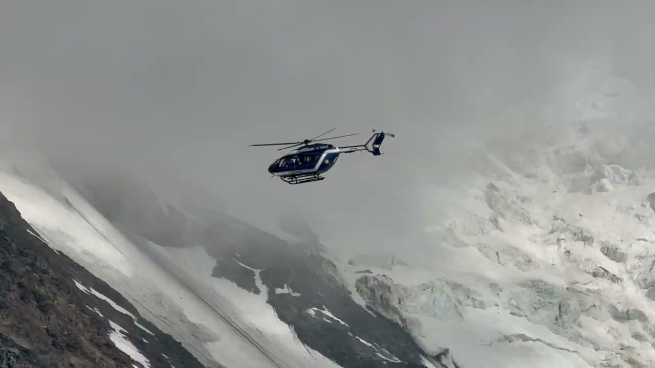 ACCIDENTE Y RESCATE EN LA BOLERA. RUTA MONT BLANC. ALPES 2025.