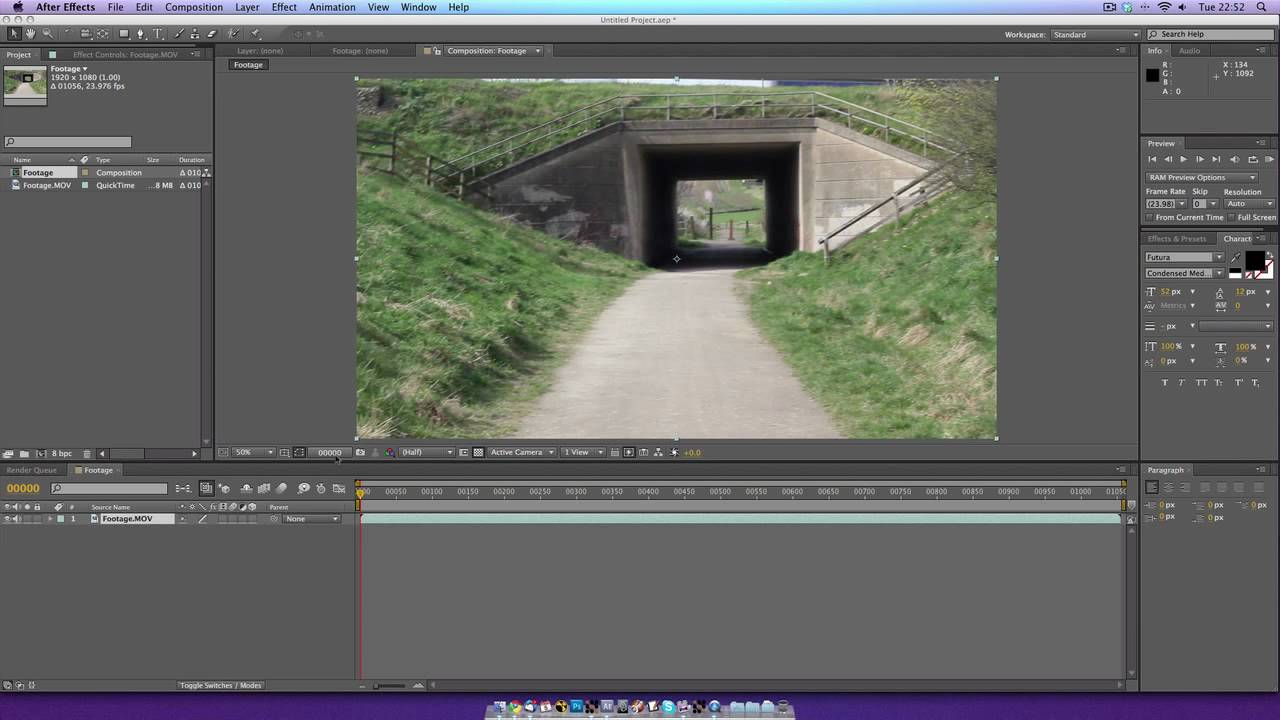 Cleaning up Footage with Mocha & After Effects Tutorial